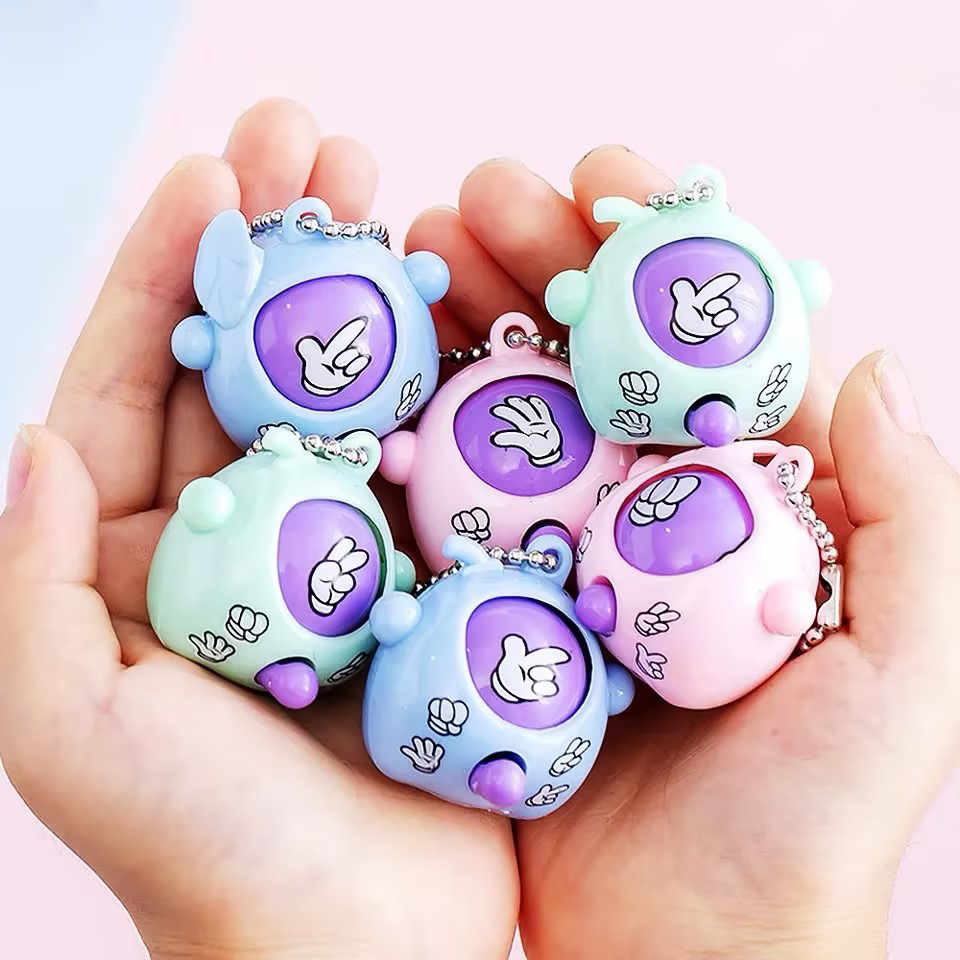 Baby Products You Need - 1/5/10 pièces Mini Pop Rock-papier-ciseaux porte-clés
