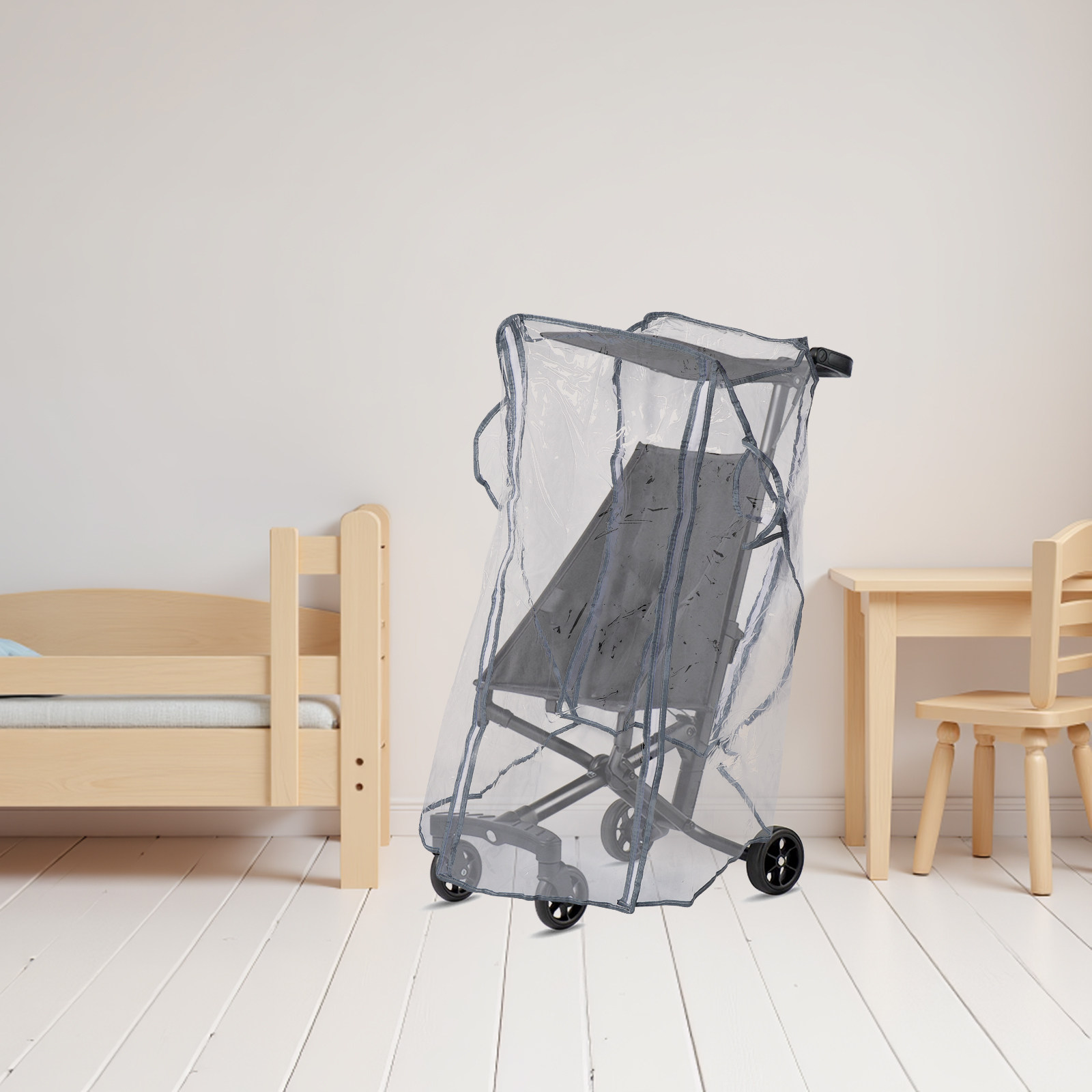 Stroller Rain Cover - Housse de pluie transparente pour poussette