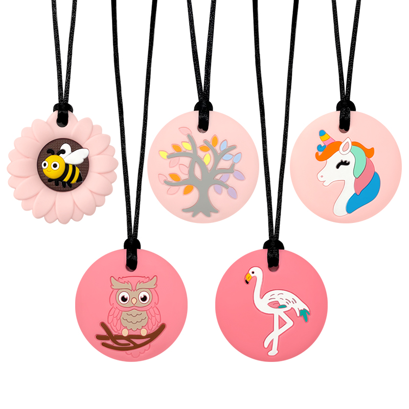 Baby Products You Need - 1/6 pièces Collier à mâcher en