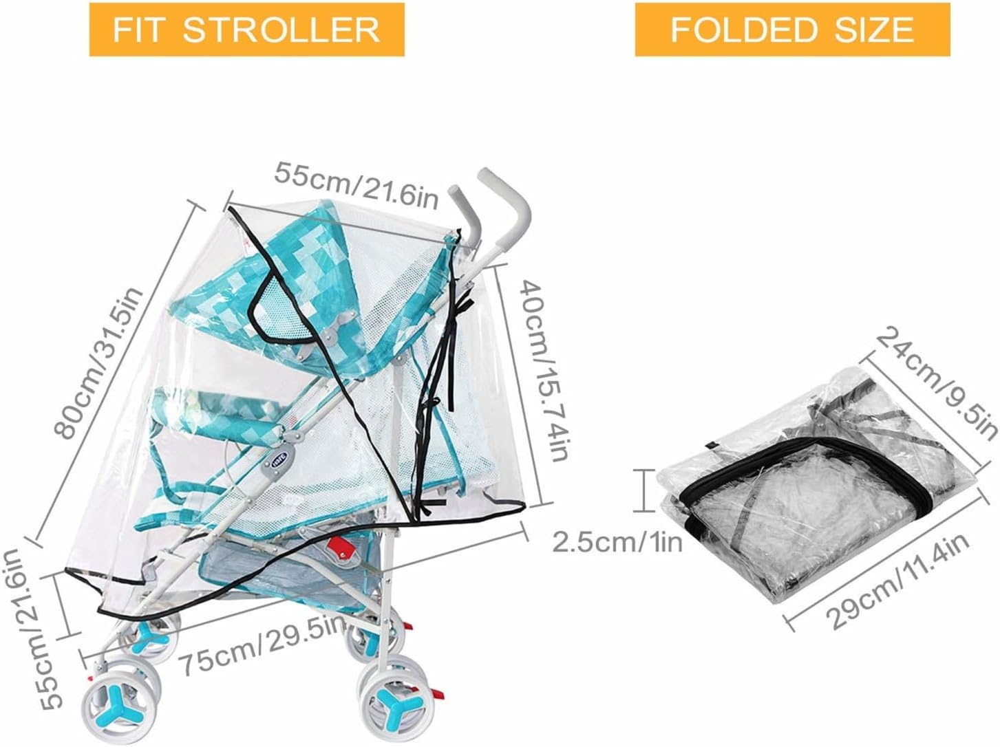Juste de Pluie Universelle pou - Stroller Rain Cover avis et prix