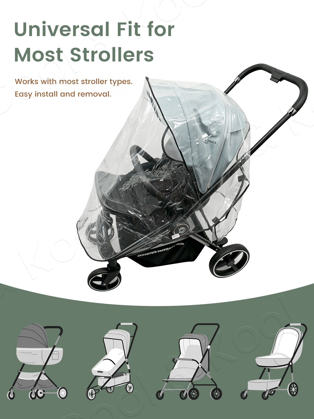 Housse de pluie universelle im - Stroller Rain Cover avis et prix